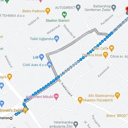 Neluna Lägenhet Zadar Exteriör bild