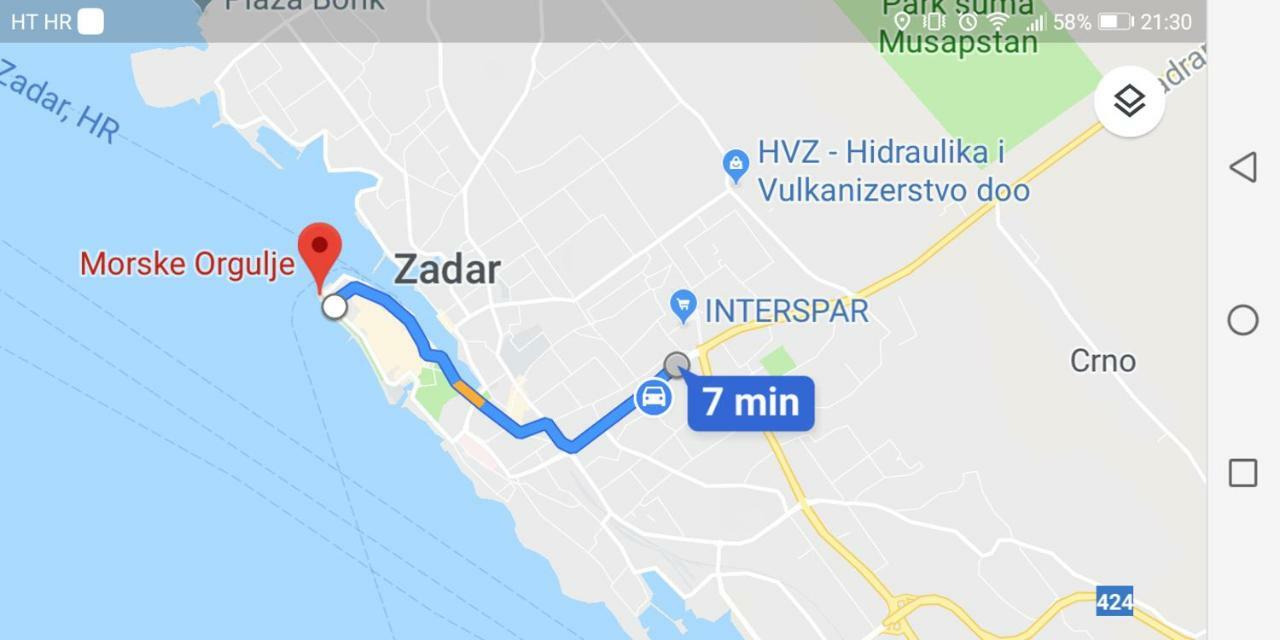 Neluna Lägenhet Zadar Exteriör bild